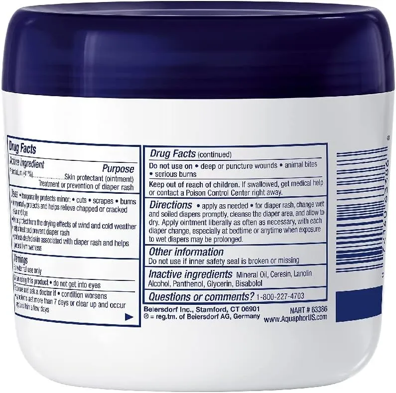 Aquaphor Baby Crema Antipañalitis 396g